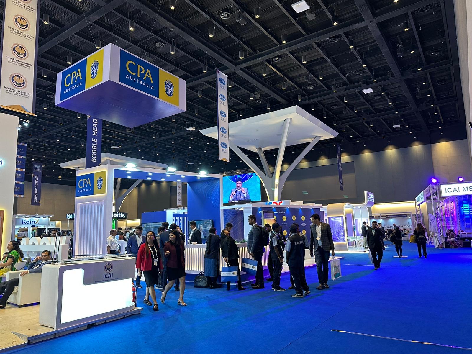 CPA Australia booth in the Exhibition Hall at WCOA 2022