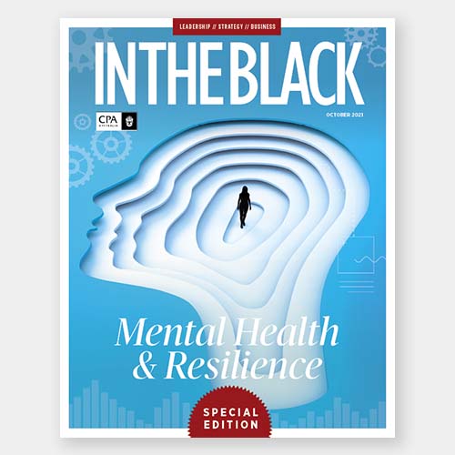 In The Black magazine cover October 2021