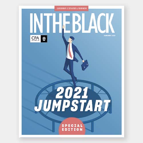 In The Black magazine cover January 2021