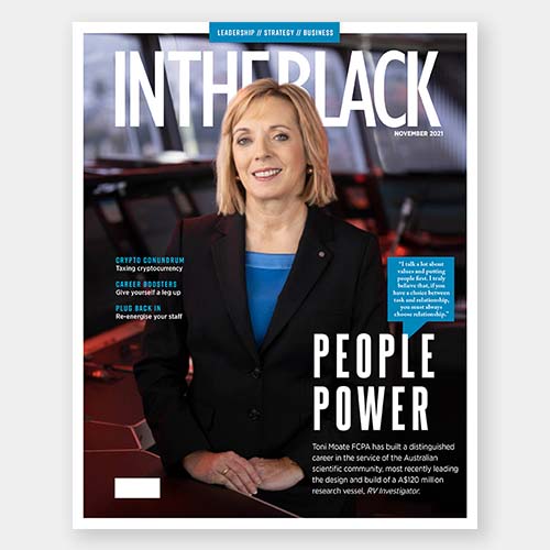 In The Black magazine cover November 2021