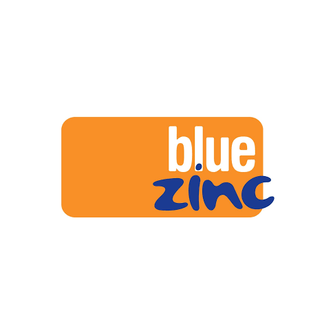 Blue zinc logo
