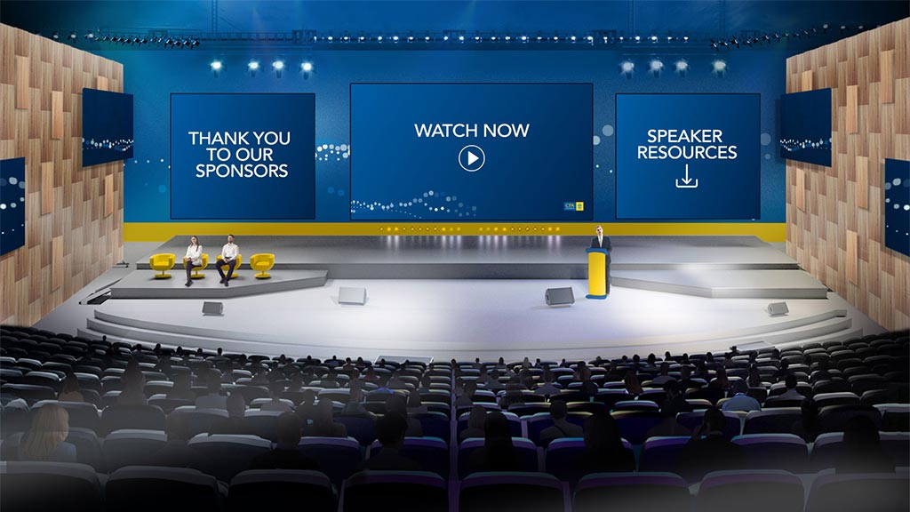 Virtual conference hall