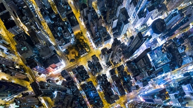 fast-movement-aerial-shot-buildings-city