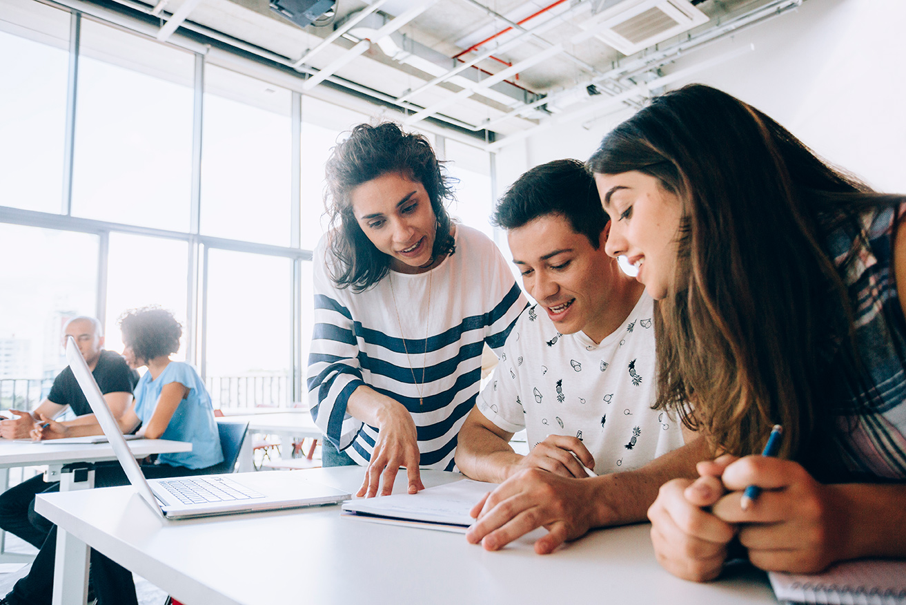 Career people working