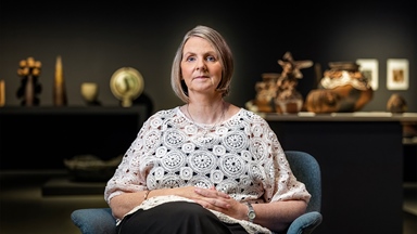 Annette Morgan sitting chair