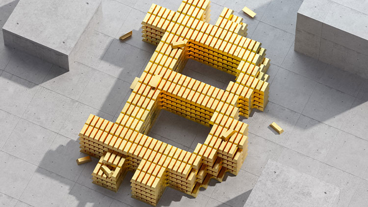 Bitcoin made gold blocks