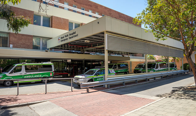 Royal Perth Hospital emergency entrance