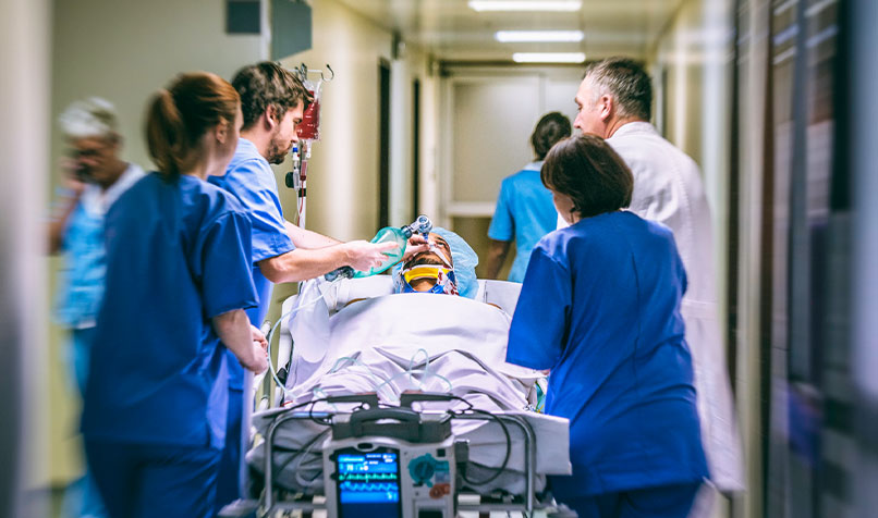 Hospital staff emergency