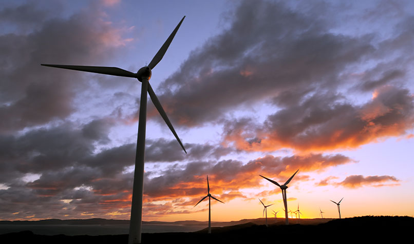 Sunset wind farm