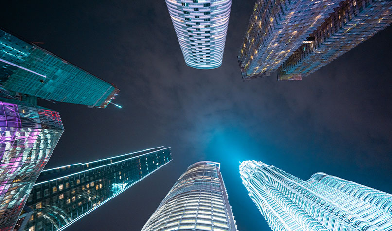 High rise buildings malaysia financial district