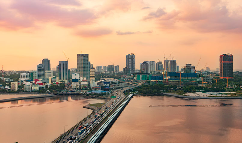 Johor Bahru twilight