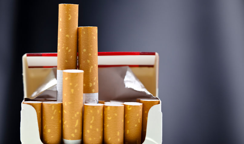Packet of cigarettes