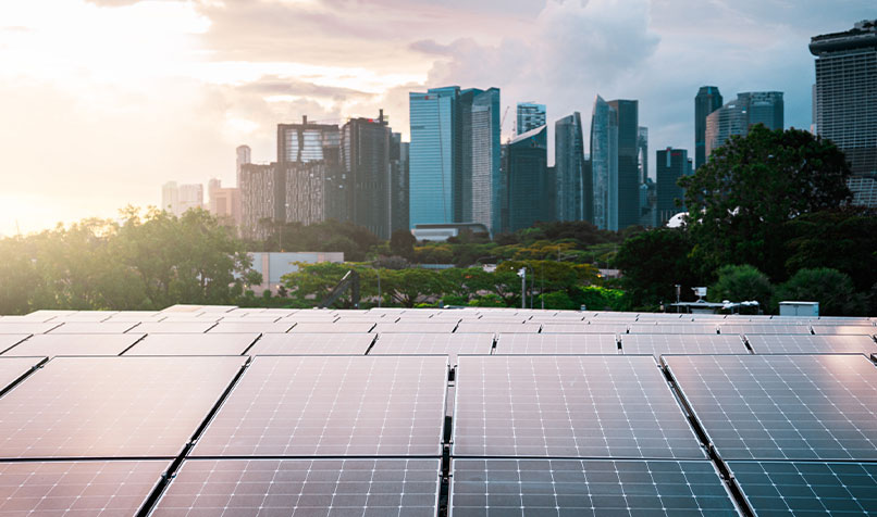 Singapore solar panels