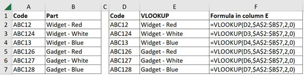 Excel screenshot