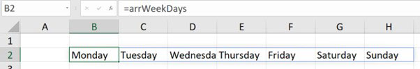 Excel screenshot