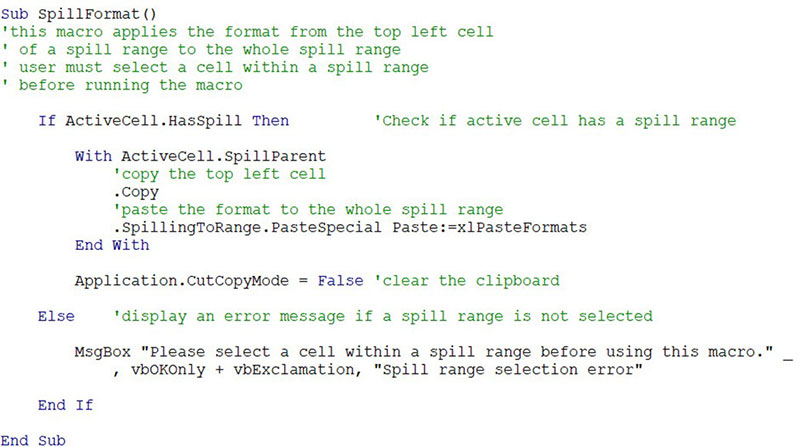 Excel screenshot