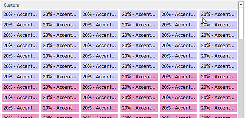 Excel screenshot