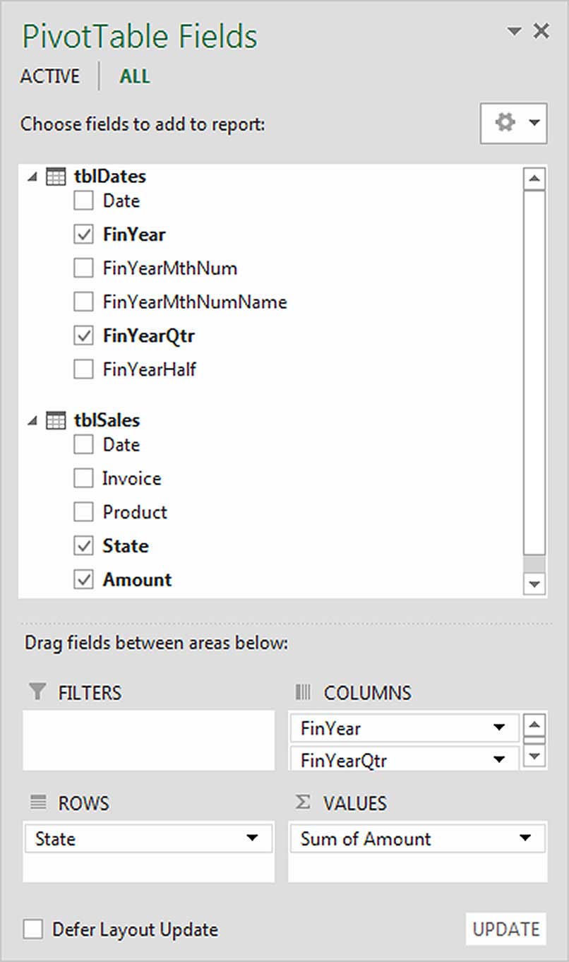 Excel screenshot