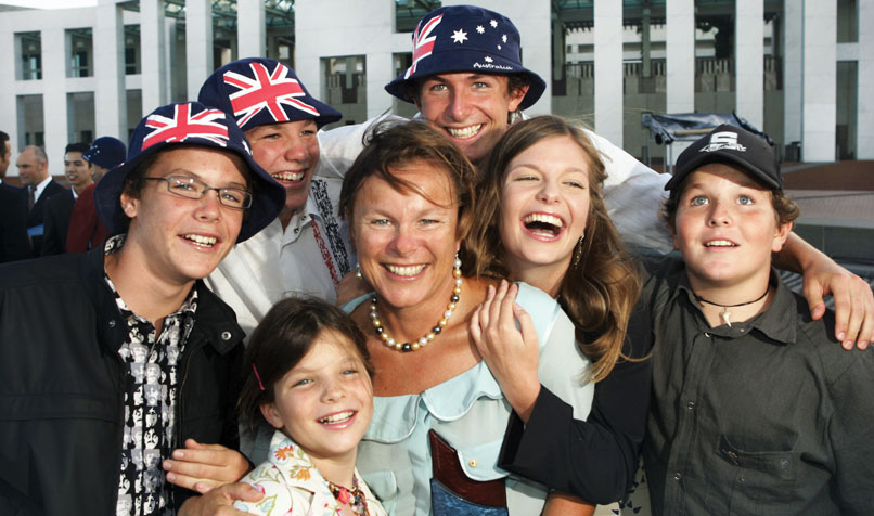 Wood's family