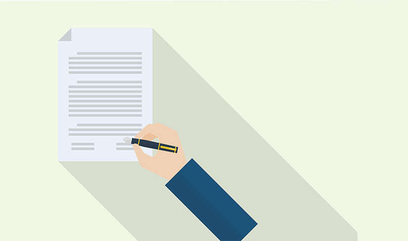 paper loan hand writing