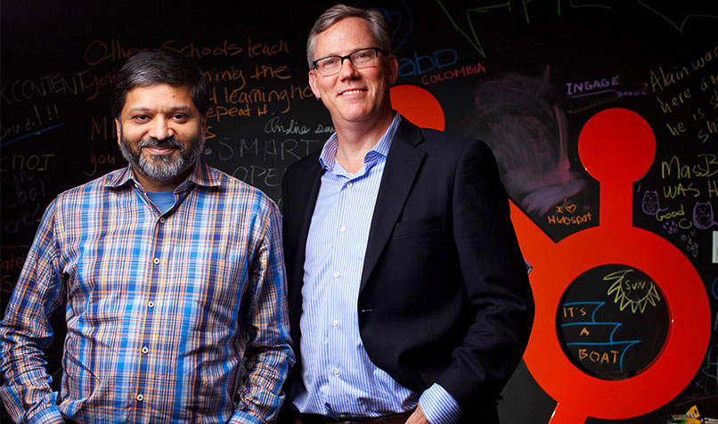 Dharmesh Shah and Brian Halligan