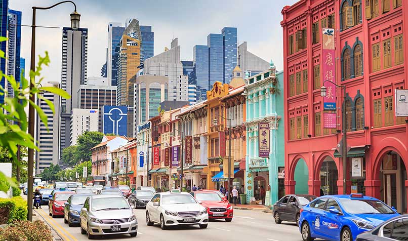 singapore's china town