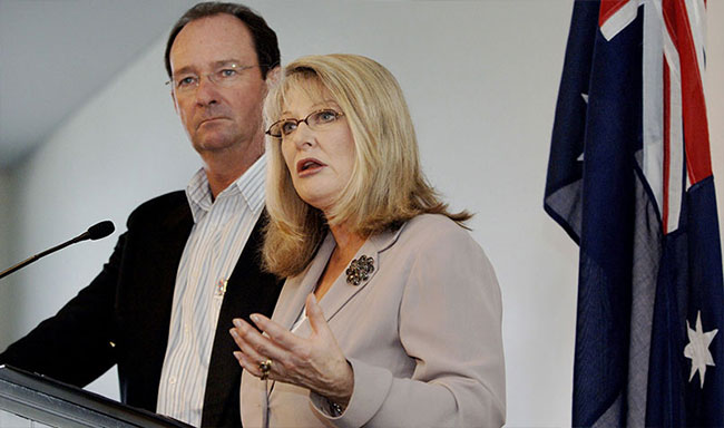 Helen Coonan with Mark Vaile