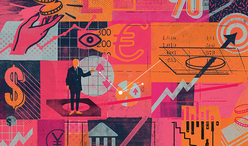 Illustration of accountant