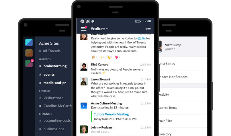 Slack's simple interface makes it a popular business tool.