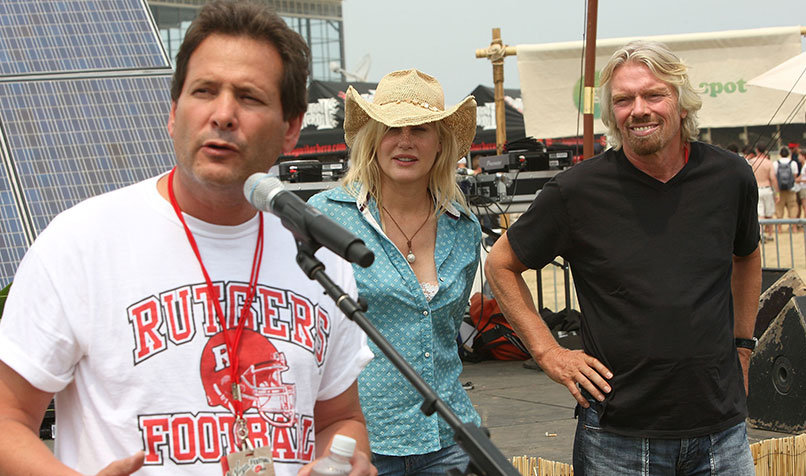 Dan Schulman with Daryl Hannah and Sir Richard Branson