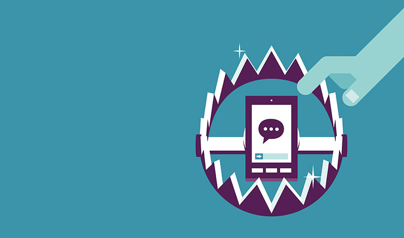 trap mobile illustration