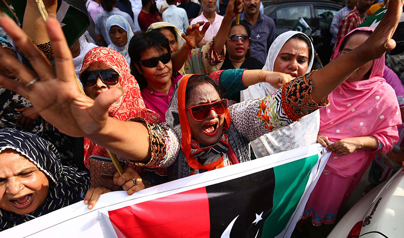 Kashmir protest 2019