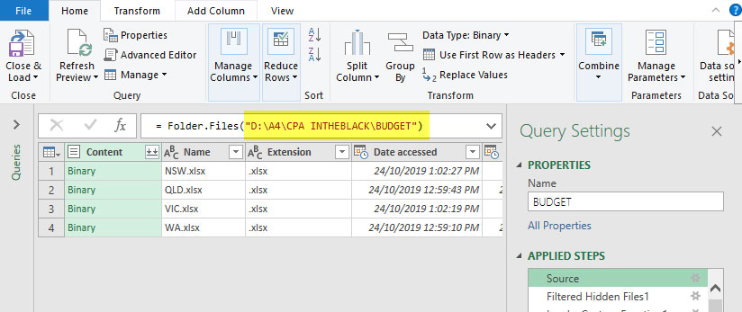 Excel tips: how to use Power Query to solve common budget issues ...