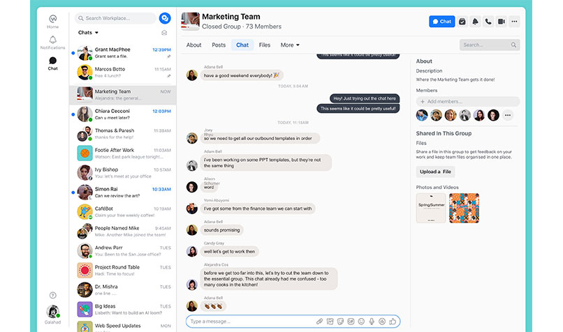 workplace by facebook