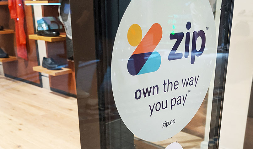 zip logo store front