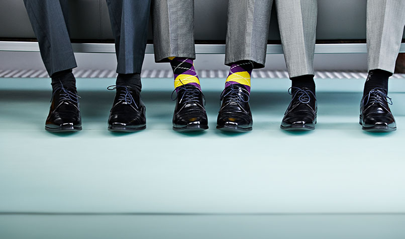 business man sitting