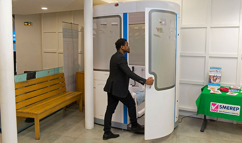 health monitoring booth