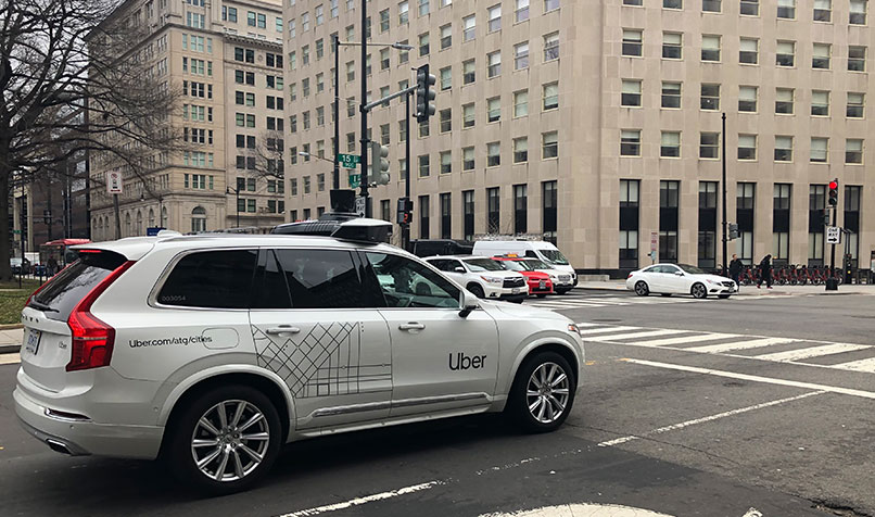 Self driving uber washington dc