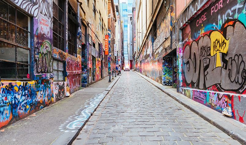 melbourne empty laneway