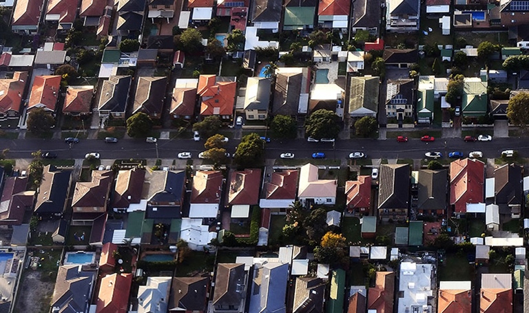 overhead shot