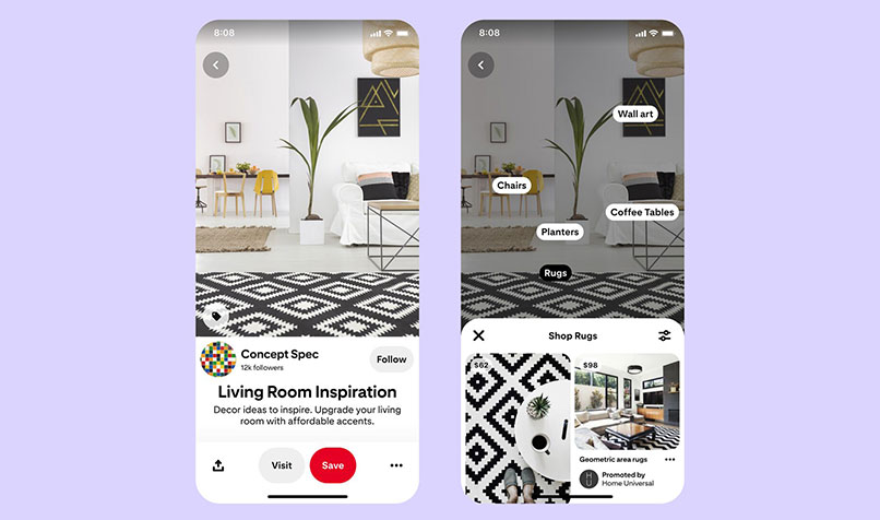 pinterest shopping