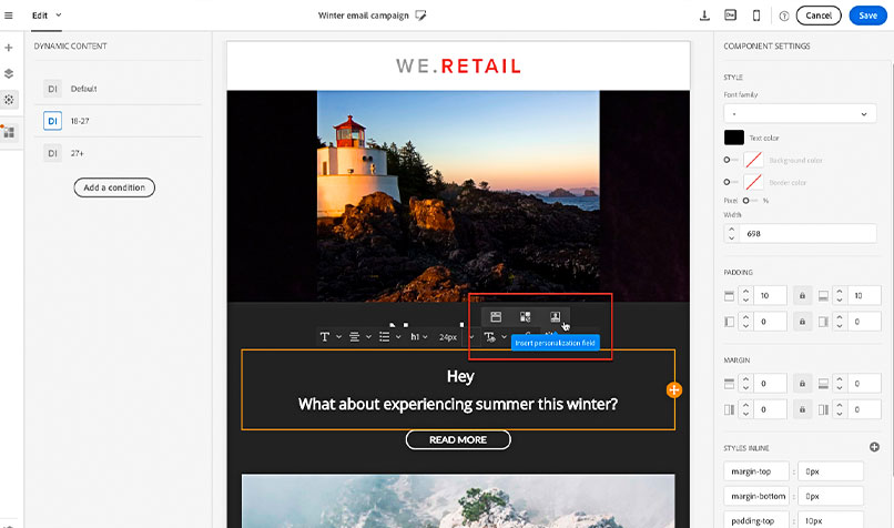 Marketo screenshot