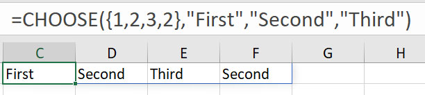 Excel screenshot