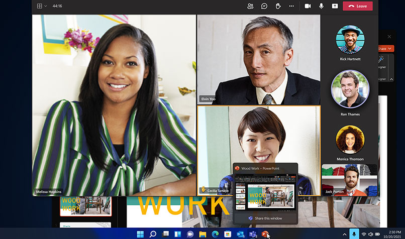 Windows 11 teams video