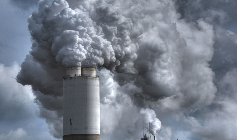 Chimney coal plant smoke