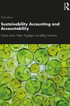 Sustainability accounting and accountability (3rd edition) book cover