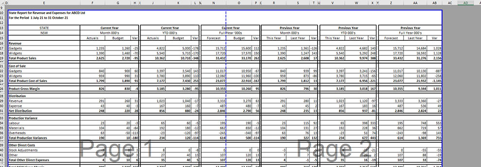Excel screenshot