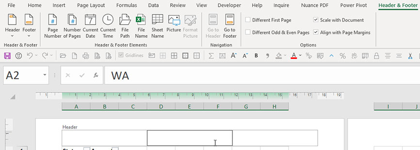 Excel screenshot