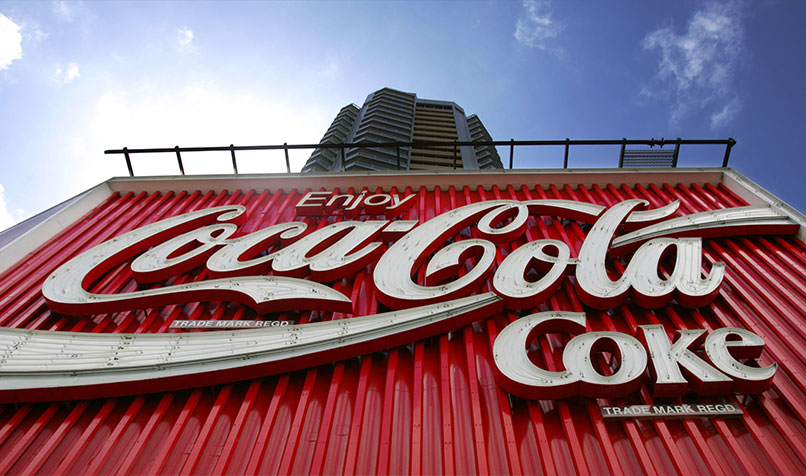 Coca cola billboard