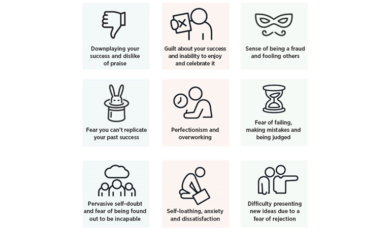 Signs of impostor syndrome